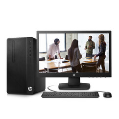 惠普(HP) HP 星系列 590商用台式电脑主机 WiFi蓝牙 office 可兼容win7 i5-7500/8G/1T+128G固态/2G独 主机+27英寸显示器