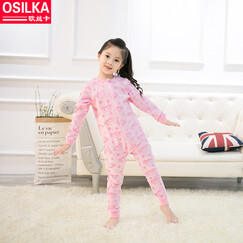 Å·Ë¿¿¨£¨OSILKA£© ¶ùͯ˯ÒÂÁ¬ÌåÒÂ˯ÒÂÅ®Çﶬ±¦±¦Á¬ÌåÒÂÄÐͯ¼Ò¾Ó·þ´¿ÃÞ·ÀÌß±»³¤Ðä˯Ò ·ÛСºï(ÀÁ´¿î) 3Âë(½¨Òé2-3Ëê°ë/90-100cm)