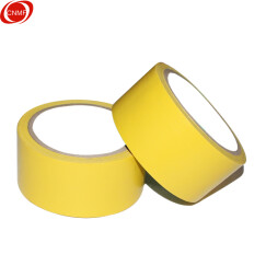 谋福CNMF警示胶带 地板胶带斑马线胶带 PVC隔离带 加宽6厘米黄色