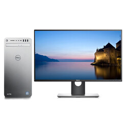 戴尔(DELL) XPS8930-R1AN8S i7-8700游戏台式机“吃鸡”电脑主机 配23英寸旋转升降ips显示器SP2318H 16G/2T+256G/8G-GTX1070/标配
