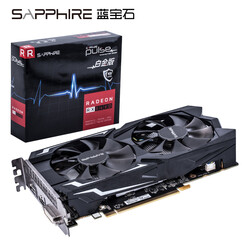 蓝宝石 (Sapphire) RX560D 4G D5 白金版 OC(75W) 1216MHz/6000MHz 4GB/128bit GDDR5 DX12游戏独立显卡