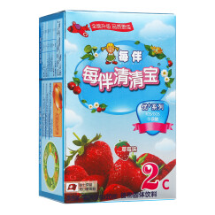 每伴清清宝优+草莓系列2植物固体饮料单盒装160g