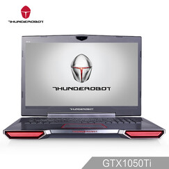 雷神(ThundeRobot)911GT-Y5T 17.3英寸游戏本(i7-7700HQ 8G 128G+1T GTX1050Ti 4G windows 背光 IPS屏)