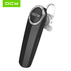QCY Q8 单耳版 商务 蓝牙耳机 蓝牙4.1 耳机/耳麦 支持双声道 耳挂式 通用 无线耳机 黑色