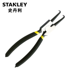 史丹利（STANLEY）卡簧钳9英寸德式轴用弯嘴卡簧钳(外卡) 84-348-23