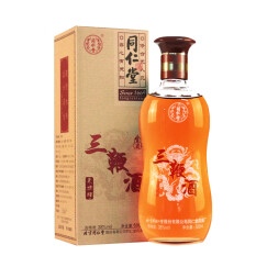 北京同仁堂 低糖型 木糖醇 三鞭酒养生黄酒38度 500ml