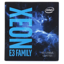 英特尔（Intel）至强四核 E3-1230 v5 1151接口 盒装CPU处理器