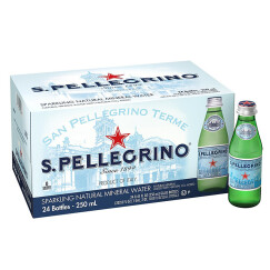 圣培露（S.PELLECRINO）意大利进口天然充气矿泉水气泡水苏打水口感 250ml*1瓶