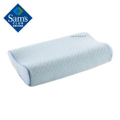 SINOMAX赛诺 小儿童枕（蓝色） 儿童枕头 双层可调枕芯 可拆洗枕套
