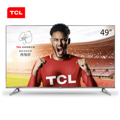 TCL D49A730U 49英寸30核人工智能纤薄金属机身HDR 4K液晶电视机（锖色）