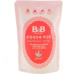 保宁韩国进口婴儿奶瓶清洁剂果蔬清洗剂液体型-补充装500ml