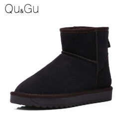 Qu&Gu Ñ©µØÑ¥Å®ÄÐͯЬ¶¬¼¾µÍͲ·Ã«Å£Æ¤±£Å¯¼Óºñ·À»¬´¿É«Ñ¥×ÓÆ½µ×ԲͷŮʿÐÝÏÐÃÞЬÄÐЬ ¿§·ÈÉ« ŮЬ37