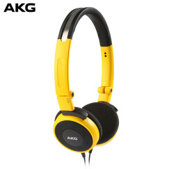 爱科技（AKG）Y30便携式头戴式耳机  K420升级版立体声音乐耳机 手机通话耳机 黄色