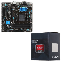 AMD Athlon X4（速龙四核）860K盒装CPU + 微星（MSI）A88XM-E45 V2主板优惠套包