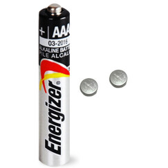 微软surface 3/pro3/pro4/pro5电磁笔专用电池触控笔电池 9号AAAA电池 1节干电池+2个纽扣电池