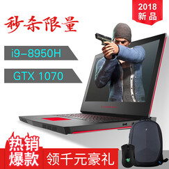 外星人笔记本 Alienware 戴尔2018新款17R45 17.3英寸高性能游戏笔记本电脑美行 i9 8950HK 1070 16G FHD G屏 1T+1T SSD