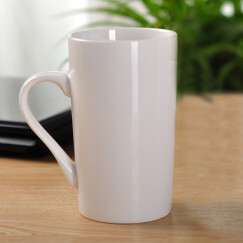 布丁瓷艺 简约陶瓷水杯马克杯大容量杯子创意咖啡杯牛奶麦片杯可定制 16号亮光