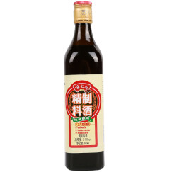 味大厨 精制料酒 黄酒 料酒 去腥解膻 烹饪料酒 调味酒 500ml/瓶