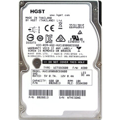 昱科(HGST) 600GB 10000转64M SAS6Gb/s 2.5英寸企业级硬盘(HUC109060CSS600)