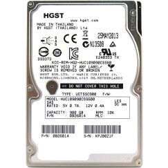 昱科(HGST) 900GB 10000转64M SAS6Gb/s 2.5英寸企业级硬盘(HUC109090CSS600)