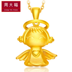 周大福 福星宝宝系列 3D硬金福宝 定价足金黄金吊坠R【多款可选】 R7620 家和宝宝 3680