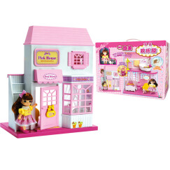 mimiworld韩国品牌玩具迷你可爱欢乐屋儿童过家家场景套装 小女孩生日礼物 美美玩具 娃娃玩具 4-6岁