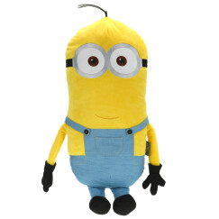 大眼萌小黄人 Minions神偷奶爸毛绒玩具生日礼物可爱卡通创意 瘦2D抱枕公仔