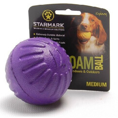 星记 STARMARK球形宠物玩具幼犬玩具妙想球狗狗玩具球泰迪雪纳瑞柯基小型犬用狗玩具中号紫色