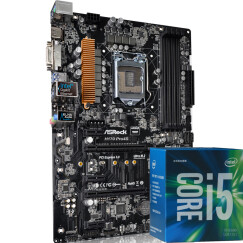 华擎（ASRock）H170 Pro4S主板 + 英特尔（Intel）酷睿四核 i5-6500 1151接口 盒装CPU处理器 套装