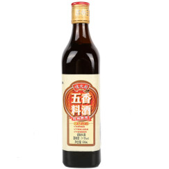 味大厨 五香料酒 黄酒 料酒 去腥解膻 烹饪料酒 调味酒 500ml/瓶