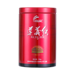 琦福苑 精选遵义红茶 贵州高原红茶 湄潭春茶 功夫红茶色香耐泡 50克圆罐装实惠新茶