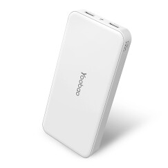 羽博（ Yoobao）S9大容量充电宝20000毫安移动电源 双输出带LED灯白色 苹果/小米/安卓手机通用