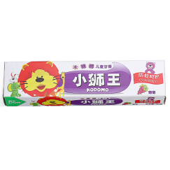 狮王(Lion)小狮王木糖醇儿童牙膏40g(葡萄)