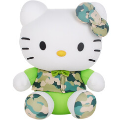 Hello kitty凯蒂猫 迷彩系列毛绒玩具 软体粒子公仔玩偶 抱枕靠垫布娃娃 13