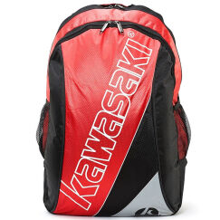 川崎(KAWASAKI)羽毛球包运动包双肩包多功能超大容量红色TCC-071