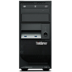 联想(ThinkServer) 塔式服务器主机 TS250(TS240升级版)台式机电脑 CPU i3 7100主机+20LED显示器 2*8G内存 3*500G硬盘