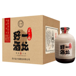 金六福 一坛好酒 2017年 兼香型白酒 40.8度 500ml*4整箱装（年份白酒）