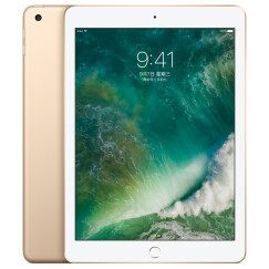 Apple iPad 平板电脑2017款9.7英寸（128G WLAN版/A9 芯片/Retina显示屏/Touch ID技术 MPGW2CH/A）金色