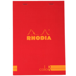 Rhodia 罗地亚 法国彩色封皮上翻横线米黄纸张笔记本 正红N16 A5 16973