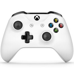 微软 (Microsoft) Xbox无线控制器/手柄 白色 | 带3.5mm耳机接头 蓝牙连接 Xbox主机电脑平板通用