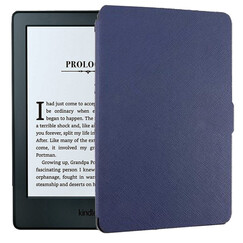 菲尼泰 送kindle灯】Kindle558保护套 Kindle X咪咕版电子书658 保护套 升级版-深蓝色 新款558元版Kindle套餐四送绒布套+普膜+笔