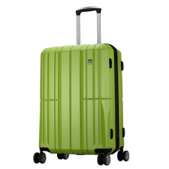 爱华仕（OIWAS）PC拉杆箱6176 时尚万向轮行李箱 飞机轮旅行箱男女出差登机箱 20英寸浅绿色