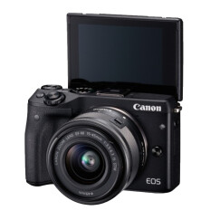 佳能（canon）微型可换镜数码相机 微单/单电相机 EOS M3(15-45mm IS STM镜头)套机黑色