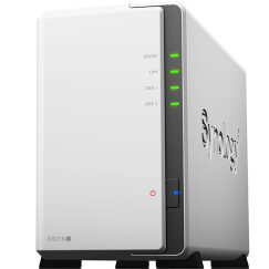 群晖（Synology）DS216j 年中大促 2盘位NAS网络存储服务器（无内置硬盘）