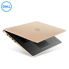 戴尔(Dell)成就V5468-2625商务办公娱乐游戏笔记本电脑14酷睿i5独显超轻薄 金色 i5-7200U 英伟达940MX2GB独显 8G内存/128G固态+500G机械
