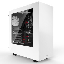 恩杰 NZXT S340 白色 中塔式机箱（钢化面板/支持280水冷与长显卡/侧透/兼容固态硬盘）