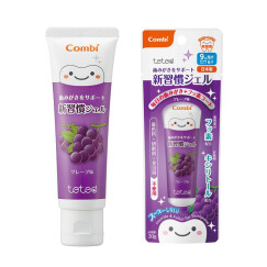 日本Combi康贝幼童含氟牙膏30g(葡萄)
