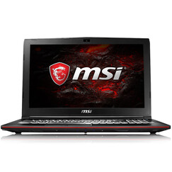 微星(MSI)GP62MVR 7RF-433CN 15.6英寸游戏笔记本电脑(i7-7700HQ 8G 1T+256GSSD GTX1060 WIN10 背光)黑