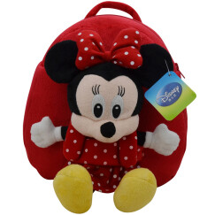 迪士尼（Disney）儿童幼儿园玩具米老鼠书包 毛绒玩具 儿童书包（米妮）