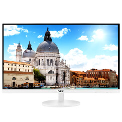 NEC VE2208XI 21.5英寸宽屏液晶显示器 IPS广视角 纤薄机身 白色